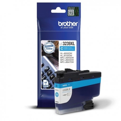 CARTUCCIA ORIGINALE BROTHER LC-3239XL INK CIANO