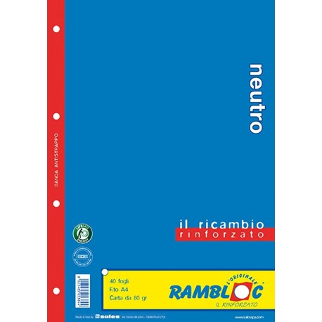 RICAMBI FOGLI NEUTRO RAMBLOC