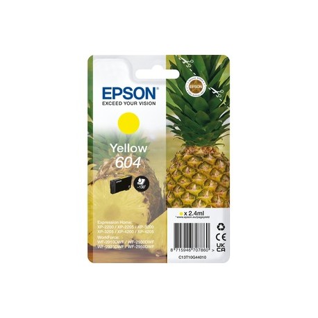 CARTUCCIA ORIGINALE EPSON C13T10G44010 INK GIALLO