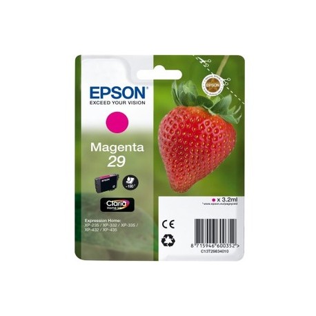 CARTUCCIA EPSON ORIGINALE C13T29834022 (29 M) INK MAGENTA