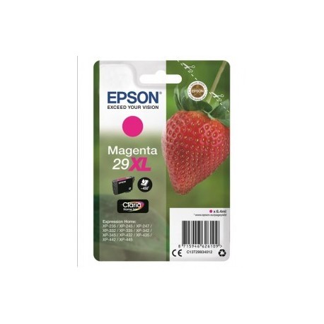 CARTUCCIA EPSON ORIGINALE C13T29934012 INK MAGENTA AD ALTA CAPACITA'