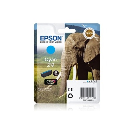 CARTUCCIA EPSON ORIGINALE C13T24224012 INK CIANO