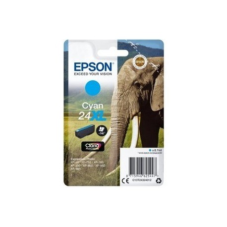 CARTUCCIA EPSON ORIGINALE C13T24324012 INK CIANO AD ALTA CAPACITA'