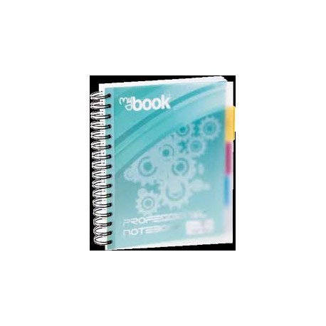 MAXI QUADERNO SPIRALE E SEPARATORI MYBOOK