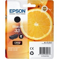 CARTUCCIA EPSON ORIGINALE C13T33314012 INK NERO