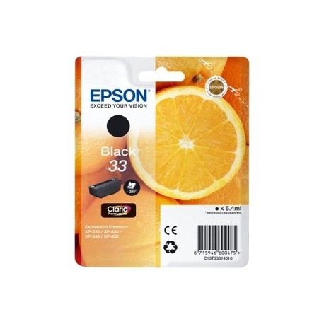 CARTUCCIA EPSON ORIGINALE C13T33314012 INK NERO