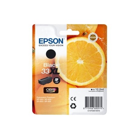 CARTUCCIA ORIGINALE EPSON C13T33514012 ALTA CAPACITA' INK NERO