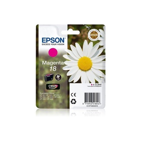 CARTUCCIA EPSON ORIGINALE C13T18034022 INK MAGENTA