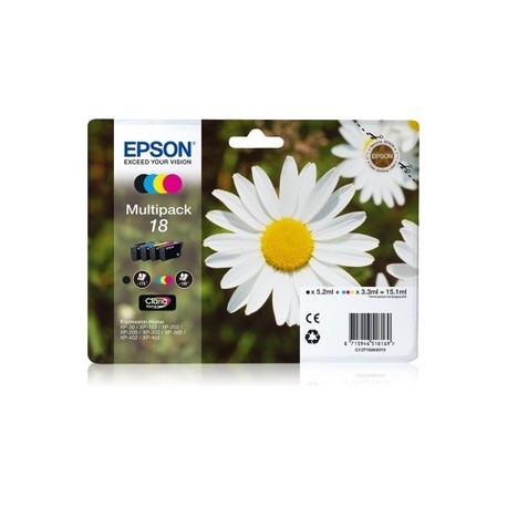 CARTUCCIA EPSON ORIGINALE C13T18064012 MULTIPACK