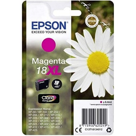 CARTUCCIA EPSON ORIGINALE C13T18134010 INK MAGENTA AD ALTA CAPACITA'