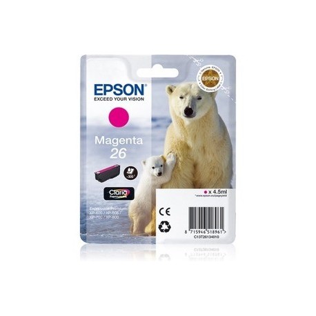 CARTUCCIA EPSON ORIGINALE C13T26134012 INK MAGENTA