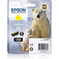 CARTUCCIA EPSON ORIGINALE C13T26144012 INK GIALLO