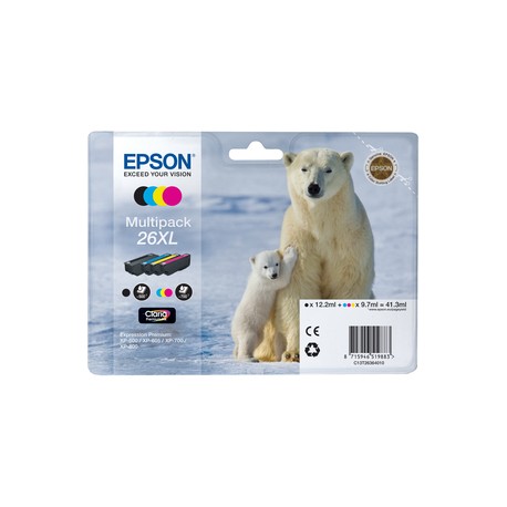 CARTUCCIA EPSON ORIGINALE C13T26364012 MULTIPACK ALTA CAPACITA'