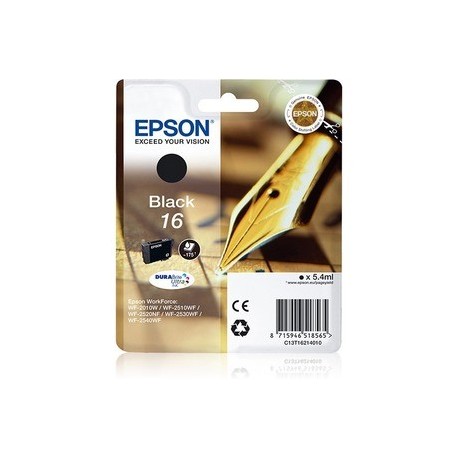 CARTUCCIA EPSON ORIGINALE C13T16214012 INK NERO