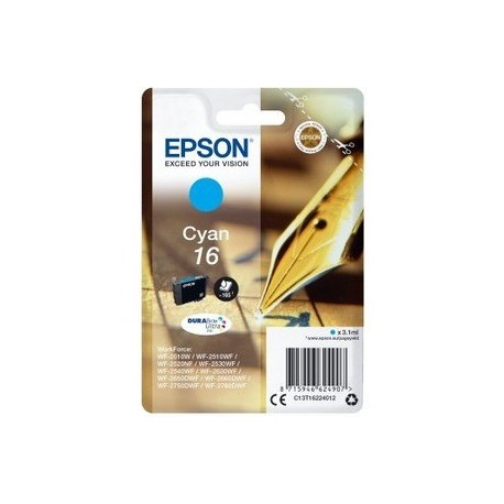 CARTUCCIA EPSON C13T16224012 INK CIANO