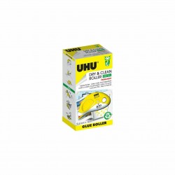 COLLA A NASTRO PERMANENTE UHU DRY & CLEAN ROLLER