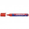 MARCATORE PERMANENTE EDDING 30 INK ROSSO