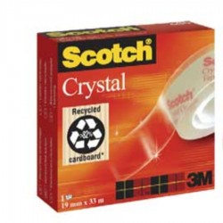 NASTRO ADESIVO SCOTCH CRYSTAL CLEAR 600 