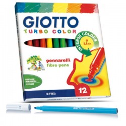 GIOTTO TURBO COLOR CONFEZIONE 12 PEZZI