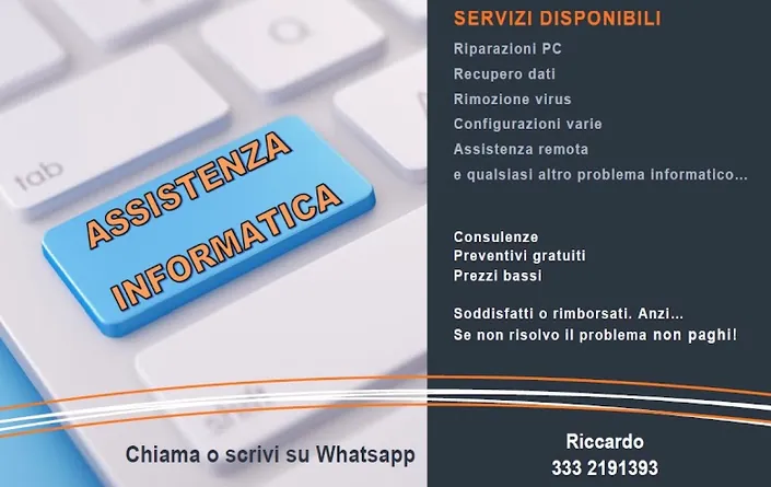 Assistenza informatica e riparazione PC