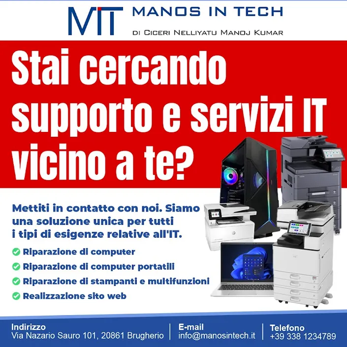 Manos In Tech – Assistenza computer e stampanti
