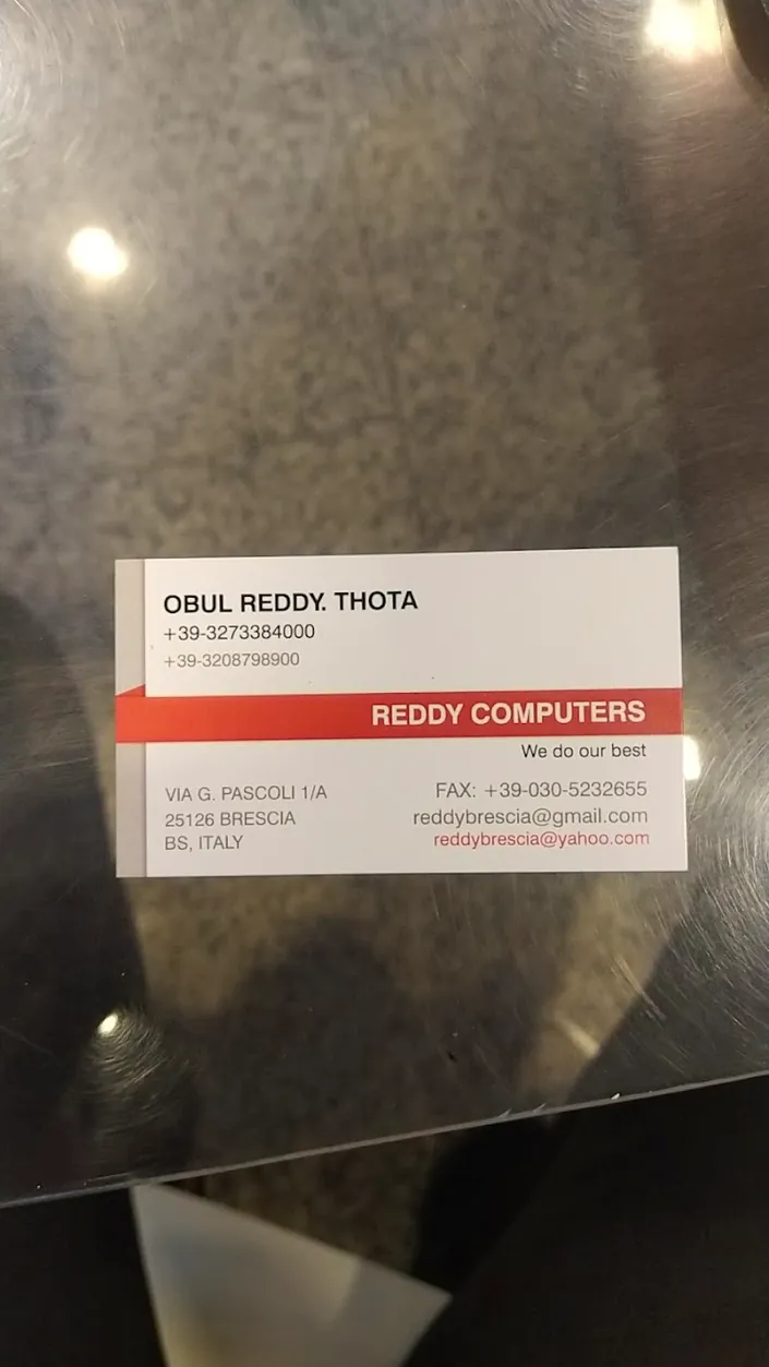 Reddy Computers Di Thota Obul Reddy