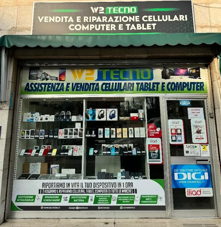 W2 TECNO CENTRO ASSISTENZA E VENDITA TELEFONIA TABLET E COMPUTER
